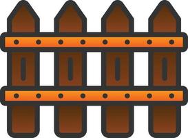 Fence Vector Icon Design