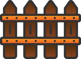 Fence Vector Icon Design