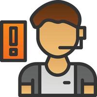 Referee Vector Icon Design