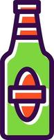 Beer Bottle Vector Icon Design