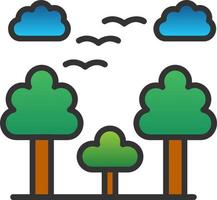 Forest Vector Icon Design