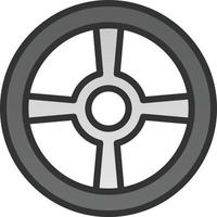 Wheel Vector Icon Design