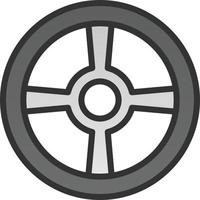 Wheel Vector Icon Design