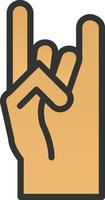 Sign Language Vector Icon Design