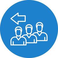 Queue Vector Icon Design