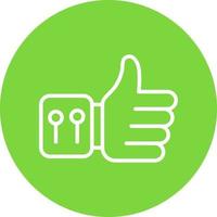 Thumbs Up Vector Icon Design