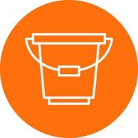 Bucket Vector Icon Design