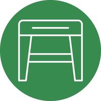 Stool f Vector Icon Design