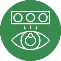 Color Blindness Test Vector Icon Design