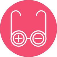 Prescription Glasses Vector Icon Design