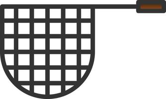 Fishing Net Vector Icon Design