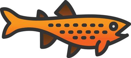 Trout Vector Icon Design