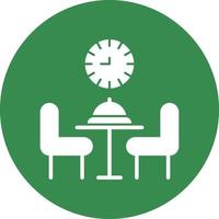 diseño de icono de vector de comedor