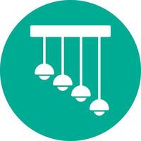 Chandelier Vector Icon Design