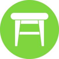 Stool Vector Icon Design