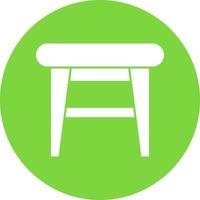 Stool Vector Icon Design