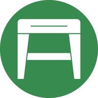 Stool f Vector Icon Design