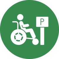 Handicap Vector Icon Design