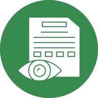 diseño de icono de vector de prueba ocular