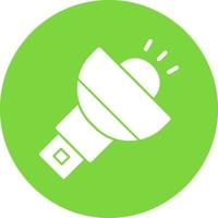 Flashlight Vector Icon Design