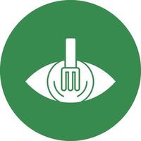 Eye Spoon Vector Icon Design