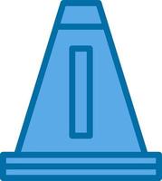 Traffic Cone Vector Icon Design