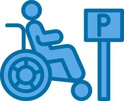 Handicap Vector Icon Design