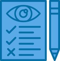 Eye Test Vector Icon Design
