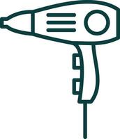 Hairdryer Vector Icon Design