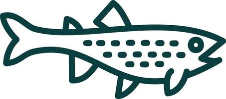 Trout Vector Icon Design