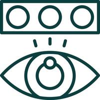 Color Blindness Test Vector Icon Design