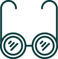 Eye Glasses Vector Icon Design