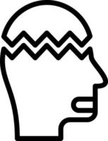 Mental Breakdown Vector Icon Design