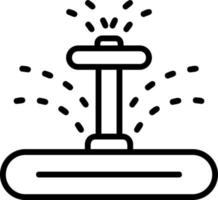 Fountain Vector Icon Design