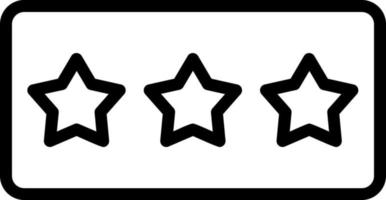 Star Rating Vector Icon Design