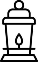 Lantern Vector Icon Design