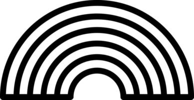 Rainbow Vector Icon Design