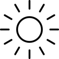 Sunlight Vector Icon Design