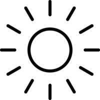 Sunlight Vector Icon Design