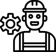 diseño de icono de vector de trabajadores