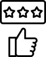 Rating Vector Icon Design