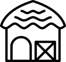 Hut Vector Icon Design