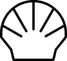 Shell Vector Icon Design