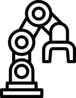 Robot Arm Vector Icon Design