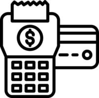 Pos Terminal Vector Icon Design