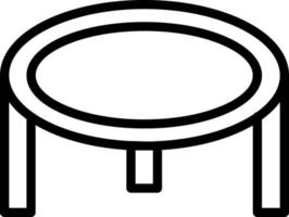 Trampoline Vector Icon Design