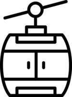 Gondola Vector Icon Design