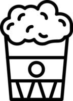 Popcorn Vector Icon Design