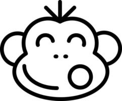 Monkey Vector Icon Design