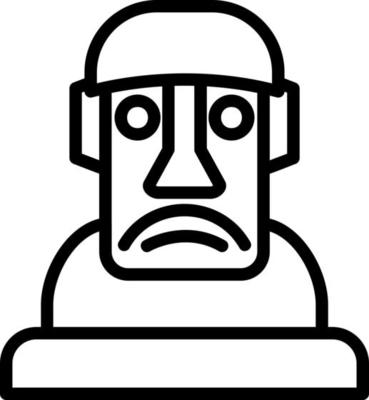 Moai Vector Icon Design 16957458 Vector Art at Vecteezy